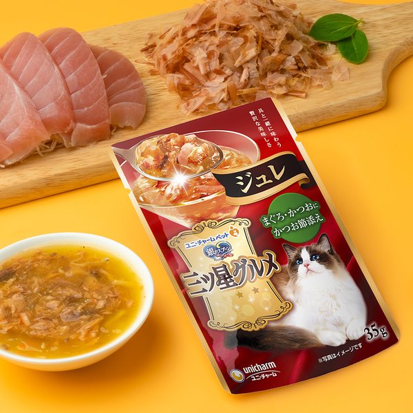 유니참 미쓰보시 구루메 쥬레(참치&가다랑어포) X 16EA