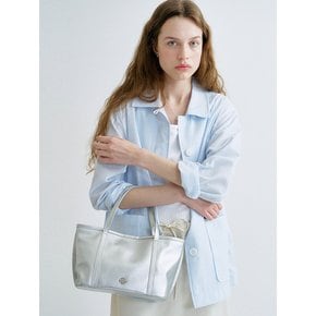 S Alyssa Tote Bag_Silver