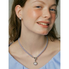 Lavender adorable pearl Necklace