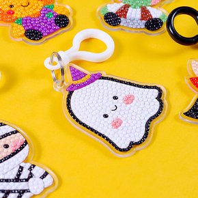 할로윈 캐릭터 보석십자수 열쇠고리 키링 만들기 (5종) DIY 아크릴 악세사리