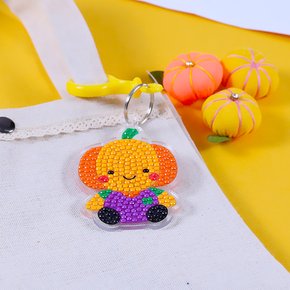 할로윈 캐릭터 보석십자수 열쇠고리 키링 만들기 (5종) DIY 아크릴 악세사리
