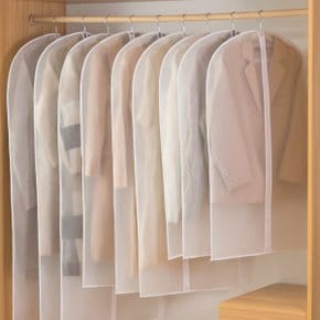 먼지방지 수납 반투명 고급 PEVA 싱글 지퍼형 옷커버