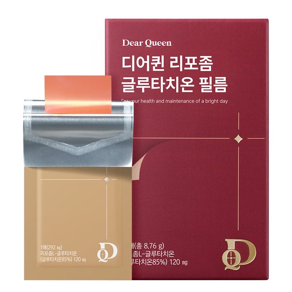디어퀸 리포좀 글루타치온 필름 30매x1박스/ 1개월/ 리포좀L 디어퀸 리포좀공법 필름 글루타치온필름 고순도 밀크세라마이드 피쉬콜라겐 히알루론산 라즈베리맛