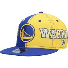 [해외] 844347 뉴에라 모자 NBA 골든스테이트 워리어스 Team Split 9FIFTY Hat Royal/Gold