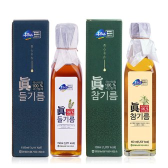 동강마루 [영월농협] 동강마루 국내산 진들기름150ml+진참기름150ml