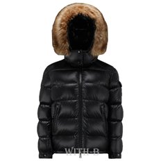 [MONCLER]여성 쇼츠 후드 다운 패딩 자켓 MAIREFUR BLACK