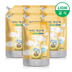 아이깨끗해 폼 핸드워시 대용량 600ml 스파우트 순 레몬  7개_P308279402