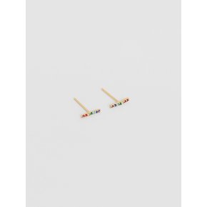 rainbow line earrings