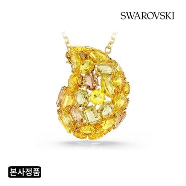 스와로브스키 [본사정품/쇼핑백증정] Gema 골드 톤 펜던트 및 브로치 5732839