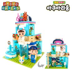 자두 브릭스 아쿠아리움 조립 블럭 키덜트 Jadoo Bricks