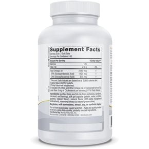 [해외 직구] 노르딕 내추럴스 프로 오메가 3 알티지 EPA DHA 고함량 피쉬오일 2000mg