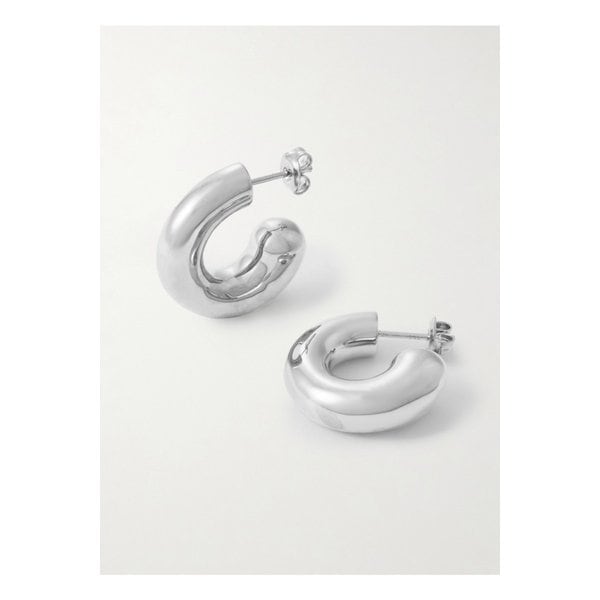 리에 스튜디오 더 로즈 실버 후프 이어링 46376663162892392