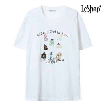 르샵 빈티지 큐빅 반팔 티셔츠 (BP5TS020A)