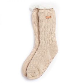 5543298 Barbour Cable Knit Lounge Socks