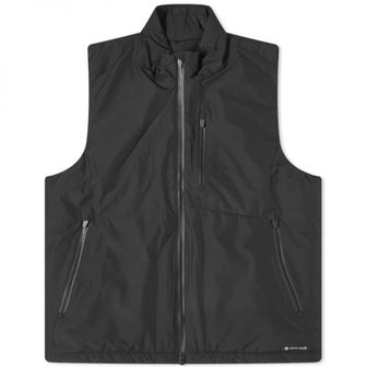 스노우피크 고어텍스 Windstopper 웜 베스트 조끼 - 블랙 JK-23AU004-BK