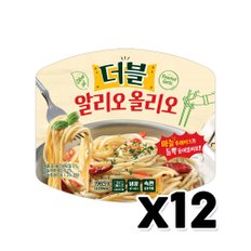 이가자연면 더블 알리오올리오 파스타 즉석조리 196.5g x 12개