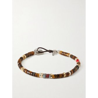 PEYOTE BIRD 피요테 버드 실버 타이거즈 아이 코럴 비즈 팔찌 46376663163060963