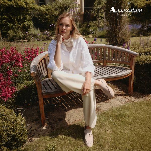 [26년새해특가]아쿠아스큐텀 울캐시미어 케이블 니트팬츠