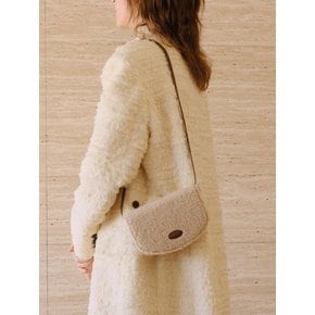 Mini Saddle bag Fluffy Beige
