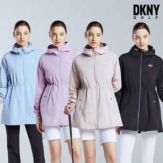  [DKNY GOLF] 24SS 나일론 바람막이 자켓 여성 4컬러 택1