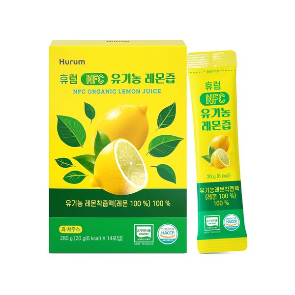 NFC 유기농 레몬즙 100 280g (20g x 14포x5세트)