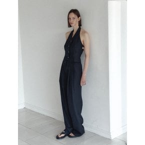 CLASSIC TWO TUCK WIDE PANTS (BLACK)