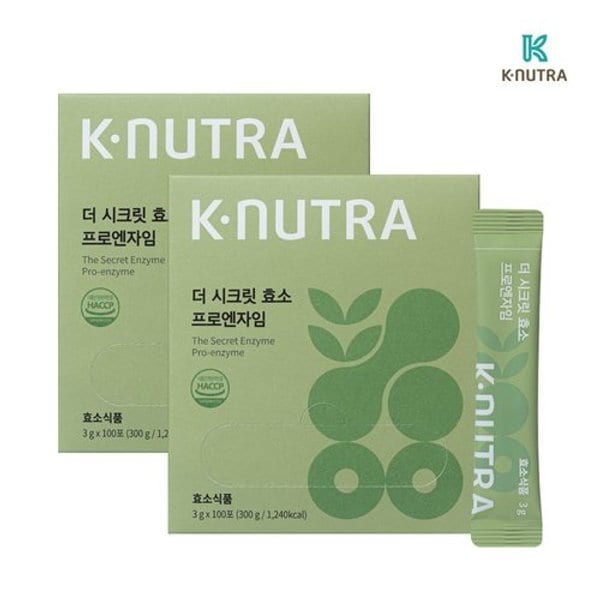 케이뉴트라 더 시크릿 효소 프로엔자임 곡물 발효효소 3g x 100포 2...