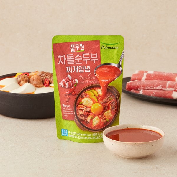 차돌순두부찌개 양념 140g*4