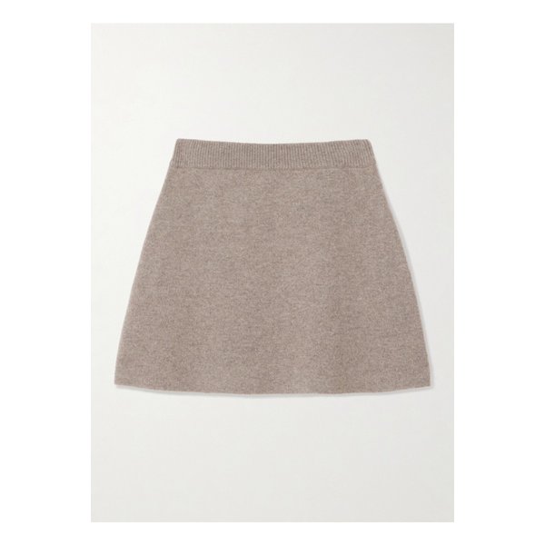 클레어 캐시미어 미니 스커트 브라운 46376663162904605