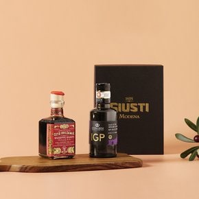 3메달 큐빅 발사믹 식초 250ml+콘제디 IGP 엑스트라버진 올리브 오일 250ml