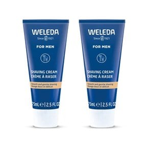 Weleda 벨레다 맨 소프닝 쉐이빙 크림 75ml 2개