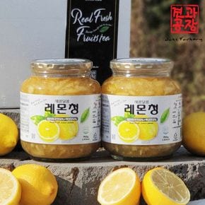 수제과일청 새콤달콤 레몬청 950g + 레몬청 950g[32309140]