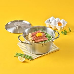 316Ti 스텐 통5중 코닉 양수 냄비 20cm