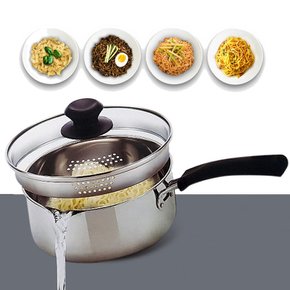 스텐 라면냄비 NY-3325 국수 면 라면전용냄비 인덕션 IH 사용가능