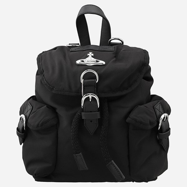 [시흥점] [비비안 웨스트우드]5F 4A03000AU W019E N403 하이랜드 스몰 백팩 실버 블랙