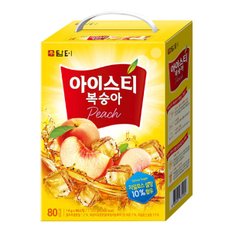 [무료배송]담터 아이스티 복숭아 80T x 2개