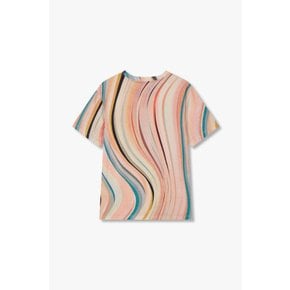 [PS PAUL SMITH] 여성 스월 크루넥 티셔츠 5744327554000