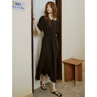 헌치 Heart neck strap smoking dress (2color)