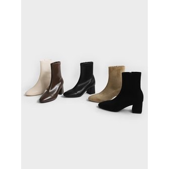 사뿐 블래티 베이직 삭스 앵클부츠 (6cm)