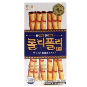 해태 롤리폴리 초코 대용량 62g 12갑 아이들간식 탕비실간식 대용량과자