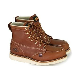  미국 쏘로굿 목토 Thorogood Mens American Heritage 6 Moc Toe MAXwear Wedge Safety Boot 1424