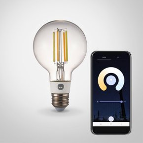 스마트 LED 필라멘트 전구 클리어 8W 조명 Zigbee E26