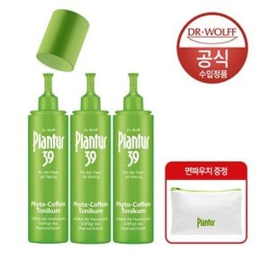 플란투어39 파이토-카페인 토닉 (두피 활성화) 200ml x3