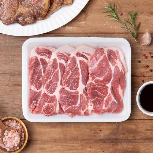 [냉장/미국산] 돈목심 구이용 (100g)