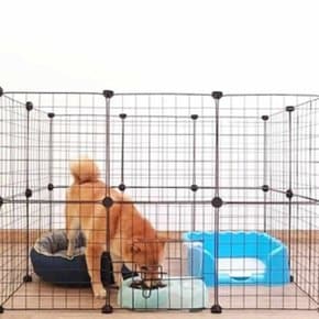 강아지 조립식 울타리 고양이 철망 펜스 커넥터