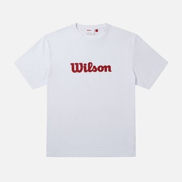 윌슨 퓨어드라이 빅로고 티셔츠 UNI/WHT/W251003NTS31
