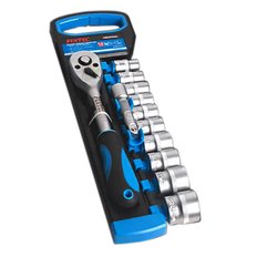  FIXTEC 픽스텍 3/8 인치 라쳇 핸들 소켓 12종 세트