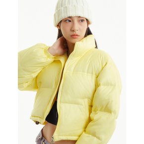 다운 숏 푸퍼 패딩 옐로우_DOWN SHORT PUFFER PADDING YELLOW