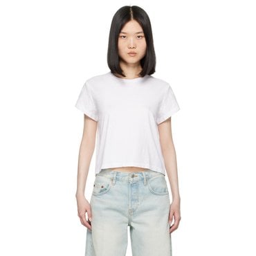 리던 화이트 Hanes 1950s 박시 티셔츠 242800F110005