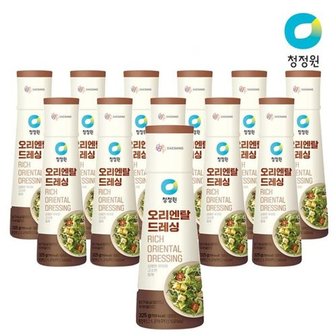 청정원 오리엔탈드레싱 325g 12개